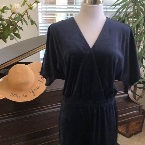 Anthropologie Velour Jumpsuit - Picture 5 of 6